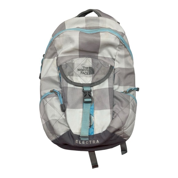 The North Face Handbags - The North Face Electra Mini Backpack - Gray and Light Blue